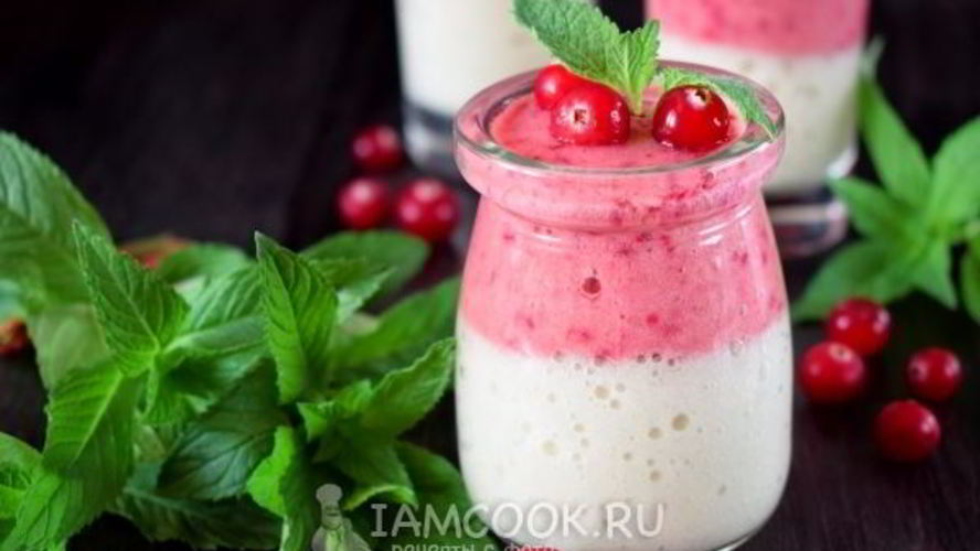 Рецепт ананасово-клюквенный смузи