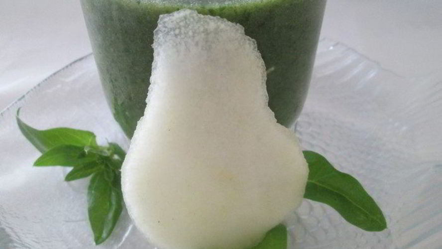 Рецепт апельсиново-грушевый смузи со шпинатом