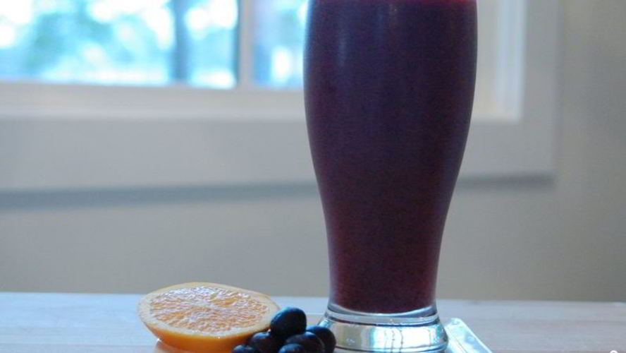 Рецепт черничный смузи