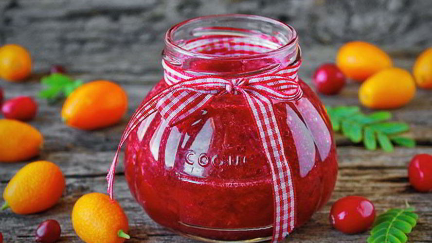 Рецепт клюквенный смузи с кумкватом