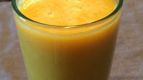 Рецепт Мандариново-ананасовый смузи с гречневыми хлопьями