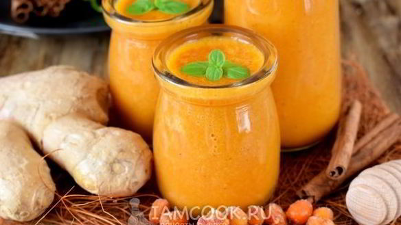 Рецепт Облепиховый смузи с имбирем