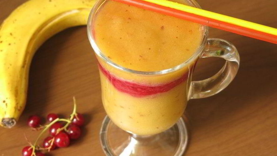 Рецепт полосатый смузи