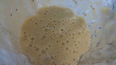 смузи ананас-банан с семенами чиа