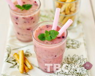 Смузи из черной смородины