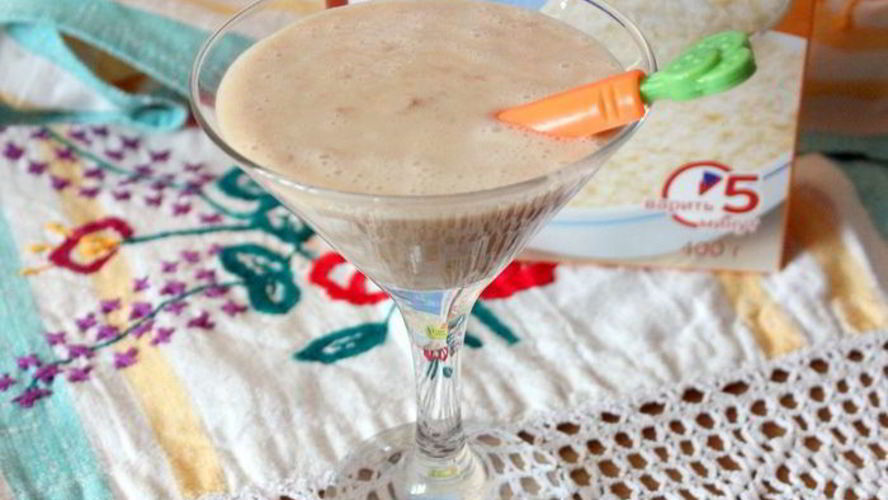 Рецепт смузи из фиников и овсяного молока