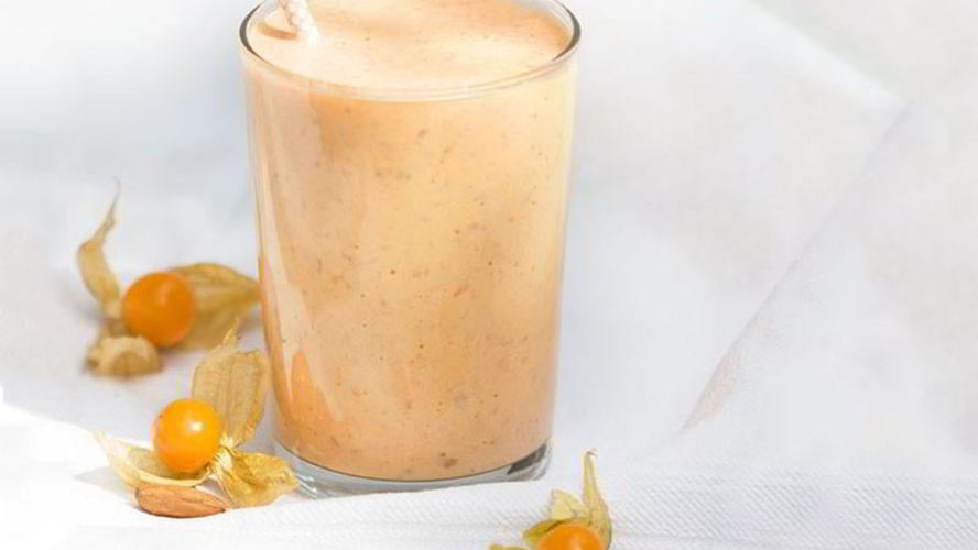 Рецепт смузи из физалиса миндаля и грейпфрута