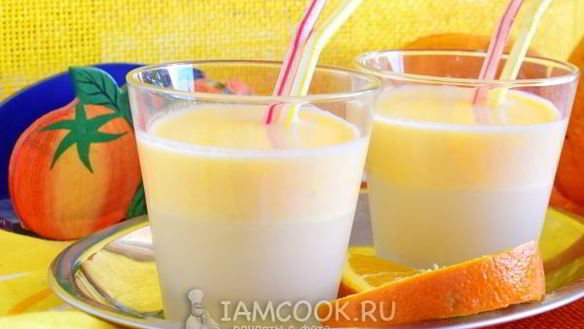 Рецепт Смузи из кефира с апельсином