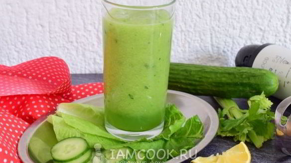 Рецепт Смузи из огурцов и сельдерея