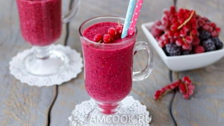 Рецепт смузи из замороженных ягод