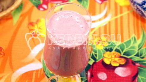 смузи с йогуртом и вишней