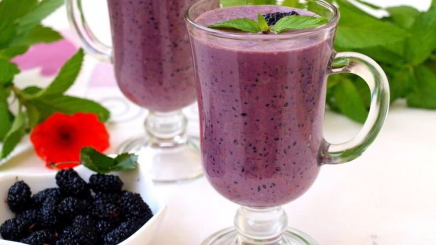 Рецепт смузи с шелковицей