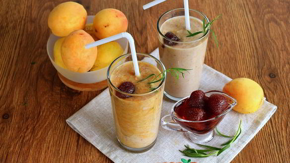 Рецепт Смузи с тархуном и клубникой