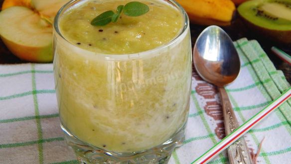 Рецепт Смузи яблоко киви банан