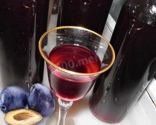 Вино из сливы с косточками