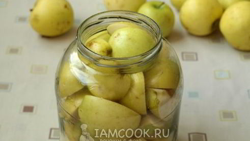 яблоки в сиропе на зиму