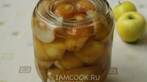 яблоки в сиропе на зиму