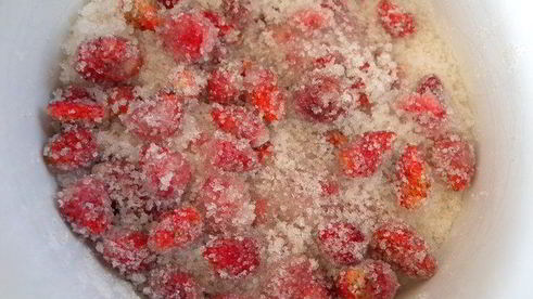 земляничный сироп