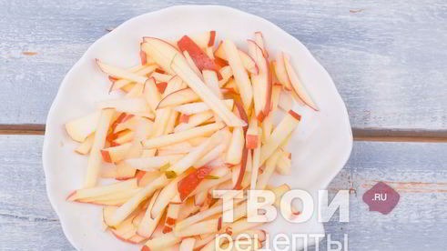 быстрый салат с семгой