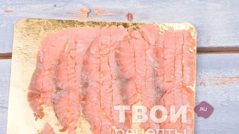 быстрый салат с семгой