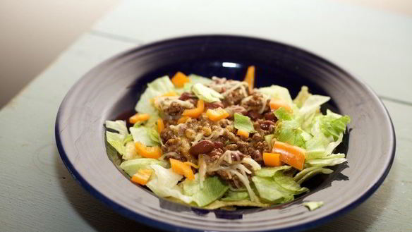 Рецепт Французский салат с мясом