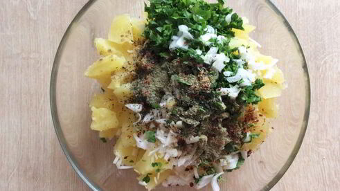 картофельный салат