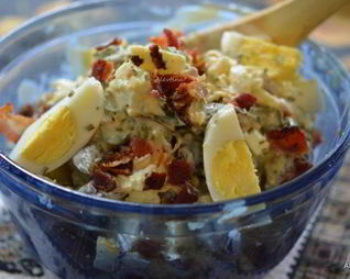 Печеный картофельный салат