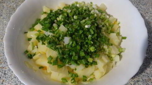 зимний картофельный салат