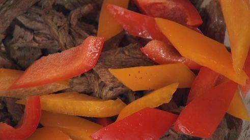 китайский салат из говядины