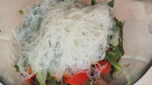 китайский салат из говядины