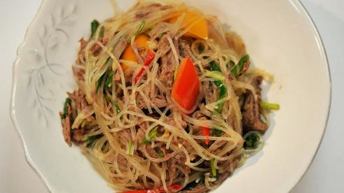 китайский салат из говядины