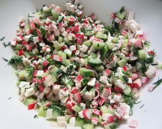 Нежный салат