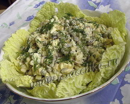 Оливье с курицей