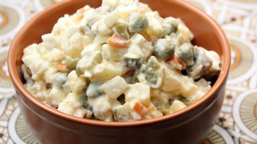 Рецепт салат оливье