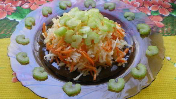 Рецепт Овощной салат Экспромт