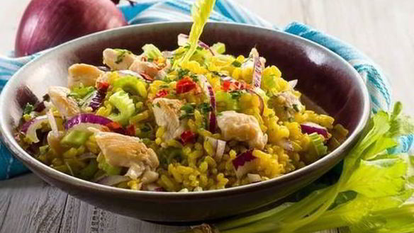 Рецепт Рисовый салат нью орлеан с курицей