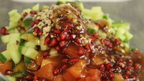 салат гранатовый