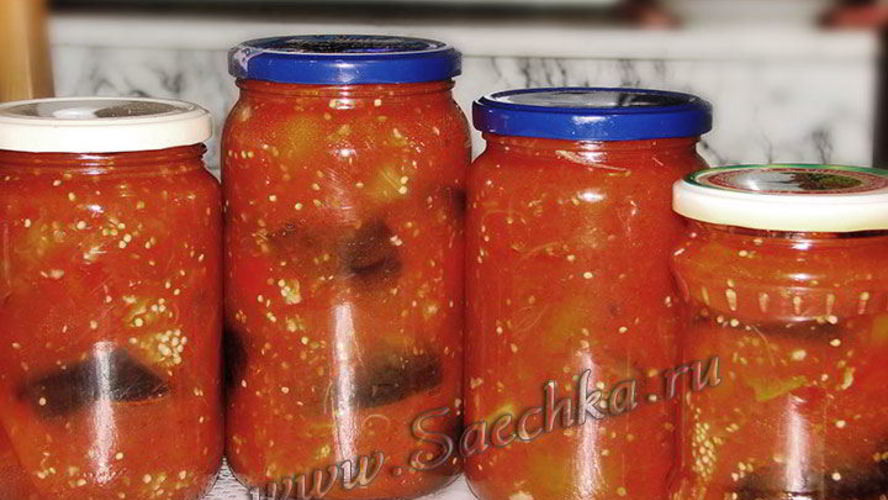 Рецепт салат из баклажанов