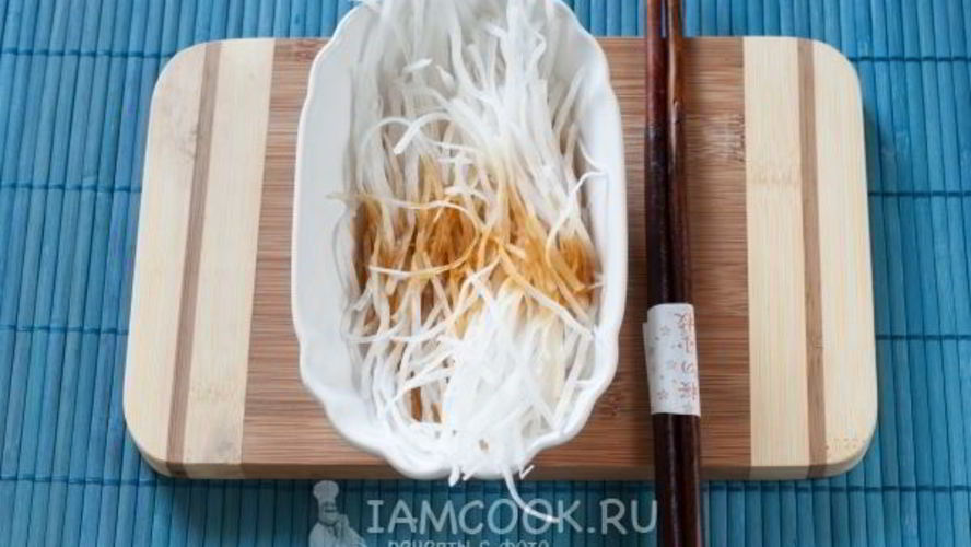 Рецепт салат из дайкона