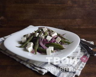 Салат из фасоли с фетой