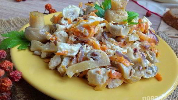 Рецепт Салат из филе курицы