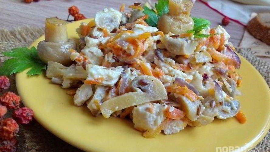 Рецепт салат из филе курицы