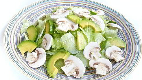 салат из индейки с грибами