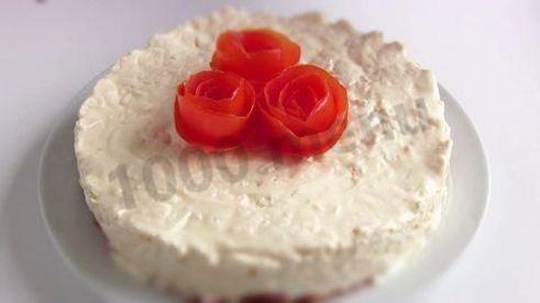 салат из крабовых палочек крабовая слойка