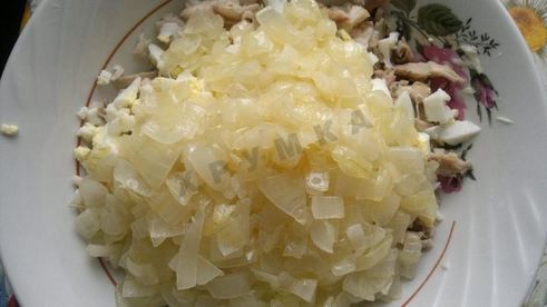 салат из щучьих голов с картошкой