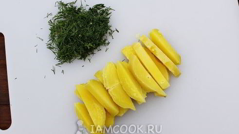 салат из селедки с горошком