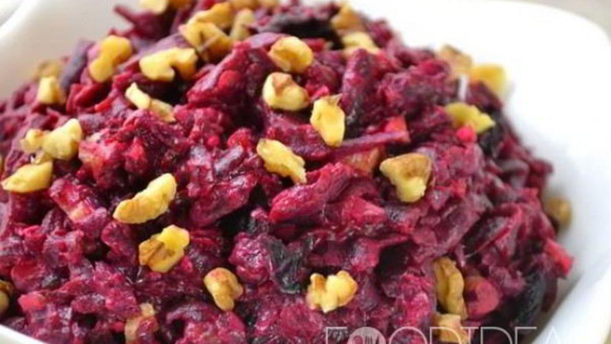 Рецепт салат из свеклы и чернослива