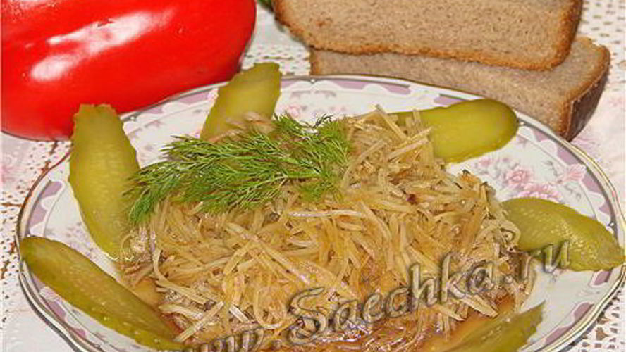 Рецепт салат из сырого картофеля