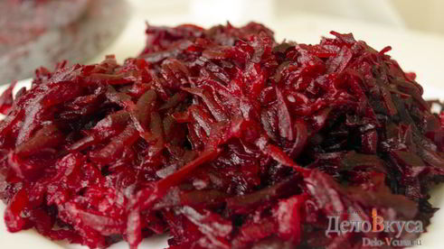 салат из вареной свёклы