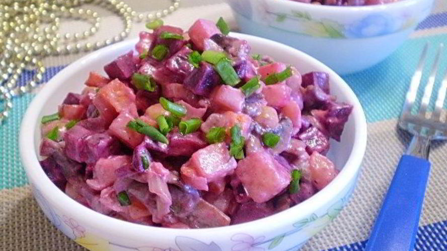 Рецепт салата к мантама